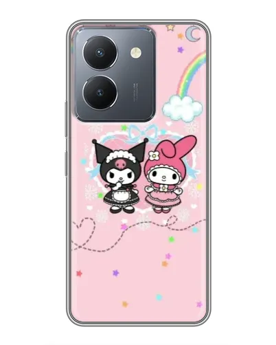 Чехол для Vivo Y36 с картинкой «My Melody и Kuromi»