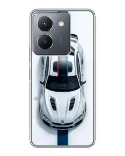 Чохол для Vivo Y36 з картинкою «Вид зверху — BMW M»