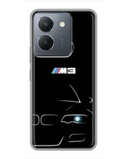 Чохол для Vivo Y36 з картинкою «Мінімалістичний принт BMW M3»