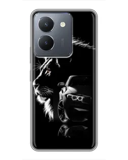 Чохол для Vivo Y36 з картинкою «BMW та лев»