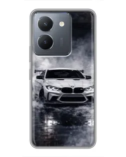 Чохол для Vivo Y36 з картинкою «BMW крізь туман»