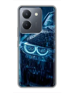 Чохол для Vivo Y36 з картинкою «BMW під дощем»