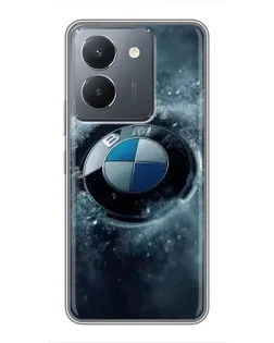 Чохол для Vivo Y36 з картинкою «Логотип BMW — лід»