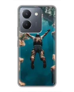 Чехол для Vivo Y36 с картинкой «PUBG — свободное падение» Чехол для Vivo Y36 с картинкой «PUBG — свободное падение»