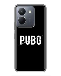 Чехол для Vivo Y36 с картинкой «PUBG — белый логотип» Чехол для Vivo Y36 с картинкой «PUBG — белый логотип»