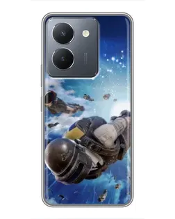 Чехол для Vivo Y36 с картинкой «Десант PUBG — прыжок» Чехол для Vivo Y36 с картинкой «Десант PUBG — прыжок»