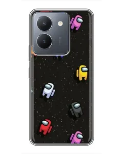 Чохол для Vivo Y36 з картинкою «Космічний патерн Among Us» Чохол для Vivo Y36 з картинкою «Космічний патерн Among Us»