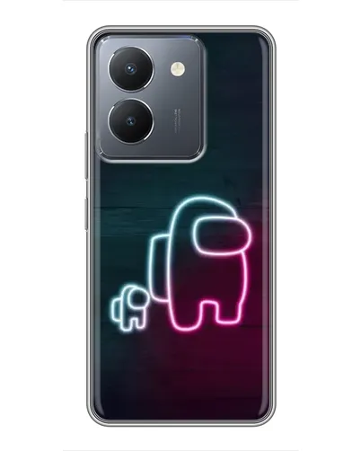 Чехол для Vivo Y36 с картинкой «Among Us неон-арт» Чехол для Vivo Y36 с картинкой «Among Us неон-арт»