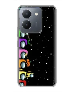 Чехол для Vivo Y36 с картинкой «Команда Among Us» Чехол для Vivo Y36 с картинкой «Команда Among Us»