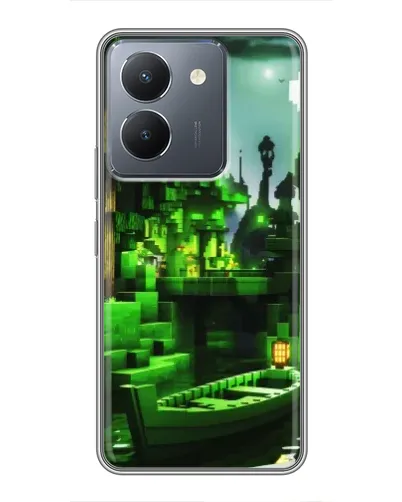 Чехол для Vivo Y36 с картинкой «Minecraft лесной пейзаж» Чехол для Vivo Y36 с картинкой «Minecraft лесной пейзаж»