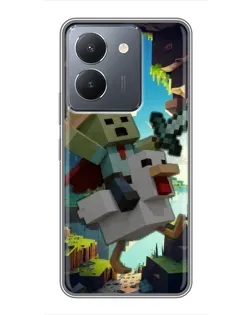 Чохол для Vivo Y36 з картинкою «Стів та гусь» Чохол для Vivo Y36 з картинкою «Стів та гусь»