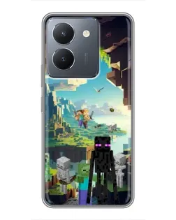 Чохол для Vivo Y36 з картинкою «Ендермен у лісі» Чохол для Vivo Y36 з картинкою «Ендермен у лісі»