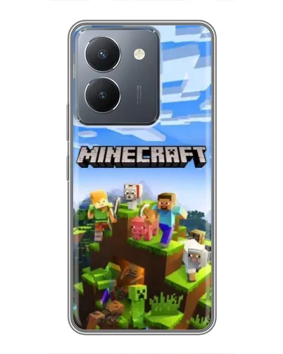 Чехол для Vivo Y36 с картинкой «Minecraft классический мир» Чехол для Vivo Y36 с картинкой «Minecraft классический мир»
