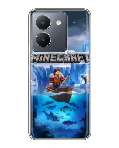 Чехол для Vivo Y36 с картинкой «Minecraft ледяной мир» Чехол для Vivo Y36 с картинкой «Minecraft ледяной мир»