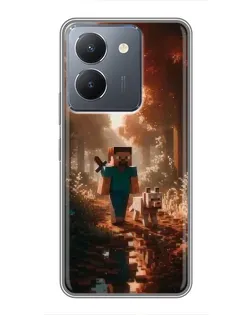 Чохол для Vivo Y36 з картинкою «Стів у лісі» Чохол для Vivo Y36 з картинкою «Стів у лісі»