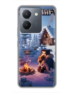 Чохол для Vivo Y36 з картинкою «Зимовий Minecraft» Чохол для Vivo Y36 з картинкою «Зимовий Minecraft»