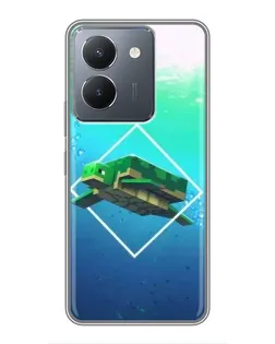 Чохол для Vivo Y36 з картинкою «Черепаха Minecraft» Чохол для Vivo Y36 з картинкою «Черепаха Minecraft»
