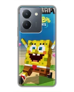 Чохол для Vivo Y36 з картинкою «Губка Боб Minecraft» Чохол для Vivo Y36 з картинкою «Губка Боб Minecraft»