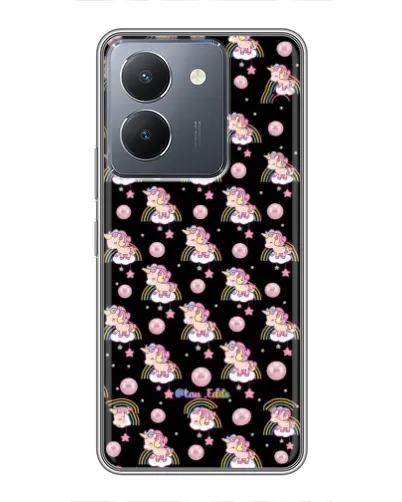 Чехол для Vivo Y36 с картинкой «Magic Unicorn паттерн»