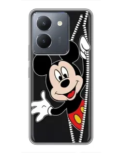Чехол для Vivo Y36 с картинкой «Микки раздвигает стены»