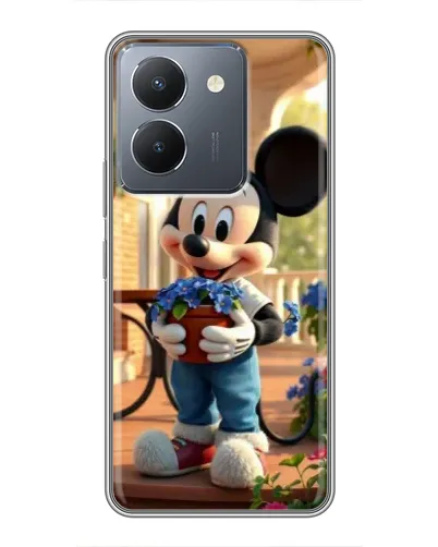 Чехол для Vivo Y36 с картинкой «Микки садовод»