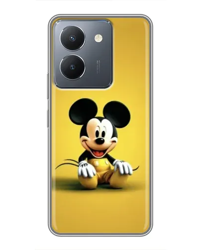 Чехол для Vivo Y36 с картинкой «Микки на желтом»
