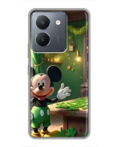 Чехол для Vivo Y36 с картинкой «Микки в мастерской»