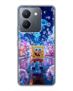 Чехол для Vivo Y36 с картинкой «Неоновый океан»
