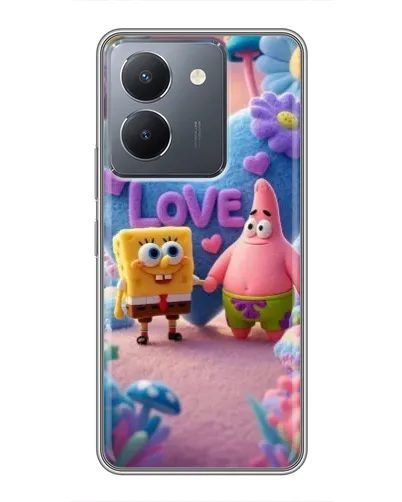 Чехол для Vivo Y36 с картинкой «Губка Боб Патрик»