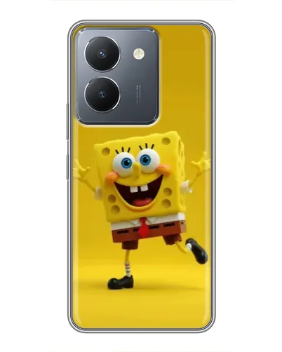 Чехол для Vivo Y36 с картинкой «Позитивный Губка Боб»