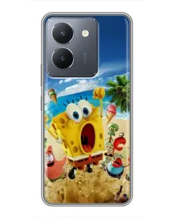 Чехол для Vivo Y36 с картинкой «Развлечения на пляже»