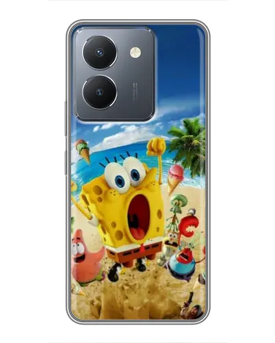 Чехол для Vivo Y36 с картинкой «Развлечения на пляже»