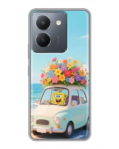 Чехол для Vivo Y36 с картинкой «Автомобильное путешествие»