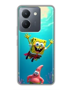 Чехол для Vivo Y36 с картинкой «Спанч Боб под водой» Чехол для Vivo Y36 с картинкой «Спанч Боб под водой»