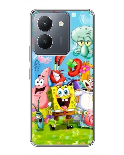 Чехол для Vivo Y36 с картинкой «Губка Боб и друзья» Чехол для Vivo Y36 с картинкой «Губка Боб и друзья»
