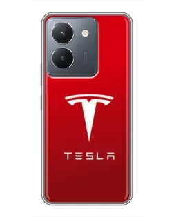 Чехол для Vivo Y36 с картинкой «Tesla Red Classic» Чехол для Vivo Y36 с картинкой «Tesla Red Classic»