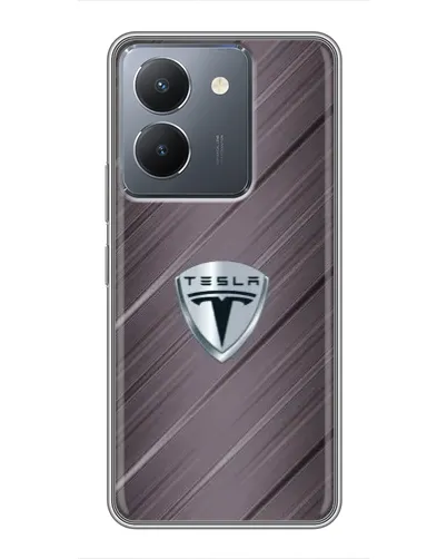 Чехол для Vivo Y36 с картинкой «Металлическая текстура Tesla» Чехол для Vivo Y36 с картинкой «Металлическая текстура Tesla»