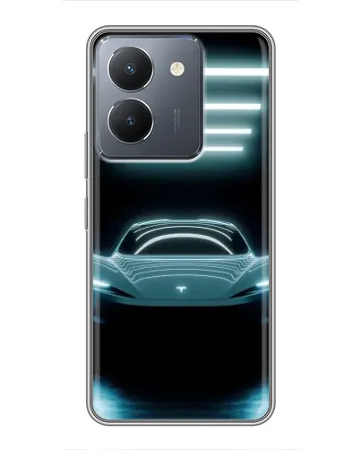 Чехол для Vivo Y36 с картинкой «Tesla в неоне» Чехол для Vivo Y36 с картинкой «Tesla в неоне»