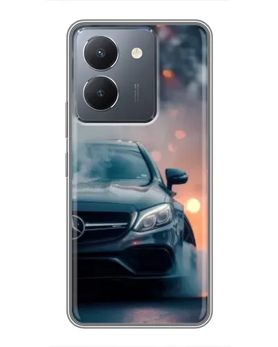 Чехол для Vivo Y36 с картинкой «Mercedes — ночной город» Чехол для Vivo Y36 с картинкой «Mercedes — ночной город»