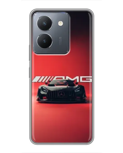 Чехол для Vivo Y36 с картинкой «Mercedes AMG — красная линия» Чехол для Vivo Y36 с картинкой «Mercedes AMG — красная линия»