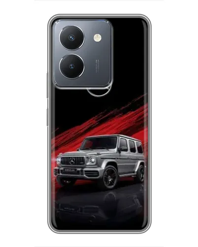 Чехол для Vivo Y36 с картинкой «Mercedes G-Class красный» Чехол для Vivo Y36 с картинкой «Mercedes G-Class красный»