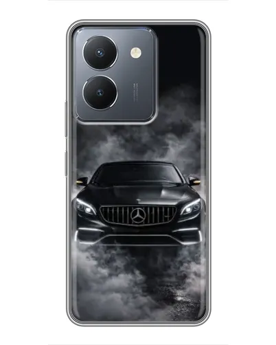 Чехол для Vivo Y36 с картинкой «Mercedes в дыму» Чехол для Vivo Y36 с картинкой «Mercedes в дыму»