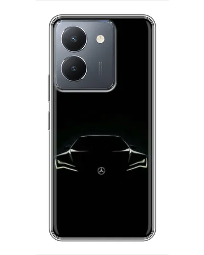 Чехол для Vivo Y36 с картинкой «Mercedes — силуэт авто» Чехол для Vivo Y36 с картинкой «Mercedes — силуэт авто»