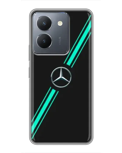 Чехол для Vivo Y36 с картинкой «Спортивные линии Mercedes» Чехол для Vivo Y36 с картинкой «Спортивные линии Mercedes»