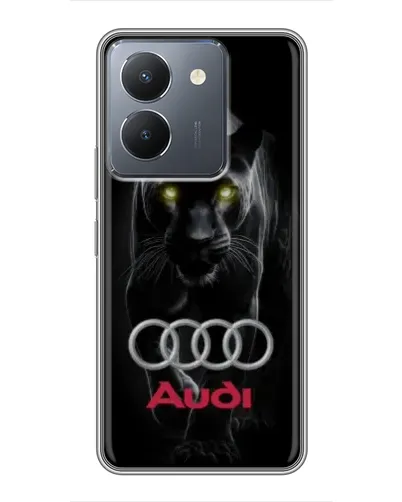 Чехол для Vivo Y36 с картинкой «Пантера и Audi» Чехол для Vivo Y36 с картинкой «Пантера и Audi»