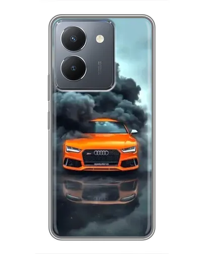 Чехол для Vivo Y36 с картинкой «Audi в облаках дыма» Чехол для Vivo Y36 с картинкой «Audi в облаках дыма»