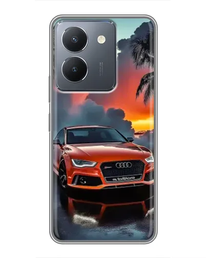 Чехол для Vivo Y36 с картинкой «Audi — закат» Чехол для Vivo Y36 с картинкой «Audi — закат»