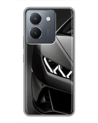 Чехол для Vivo Y36 с картинкой «Lamborghini фары детализация»