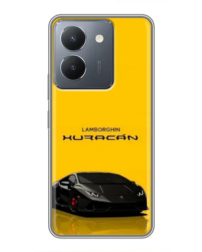 Чехол для Vivo Y36 с картинкой «Lamborghini Huracan черный»