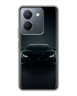 Чехол для Vivo Y36 с картинкой «Черный Lamborghini Aventador» Чехол для Vivo Y36 с картинкой «Черный Lamborghini Aventador»